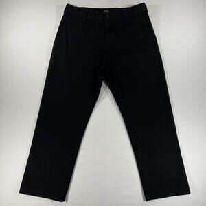 RVCA Americana Fit Pants Black Size 33x29 Men’s Casual Chino Skateboard